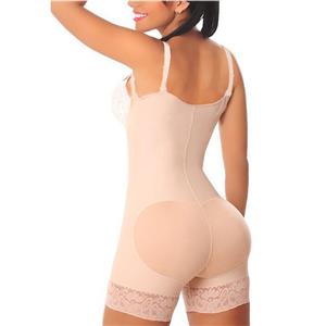 Sexy Complexion Spaghetti Straps Zipper Slimming Jumpsuit Underwear PT23258