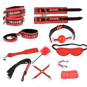 Five Sets SM Props, Red Naughty Adult Toy Accessory Set, Playtime Set Accessories, #MS11575