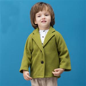 Boys British Single Breasted Woolen Peacoat, Boys Woolen Coats, Winter Clothing for Boys, #N12325