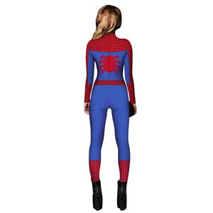 Women's Spider Cosplay Unitard High Neck Bodysuit Halloween Costume N18241