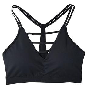 Strappy Cut Out Wire Free Sports Bra N12283