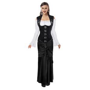Steampunk Gothic Corset Skirt Set N12433