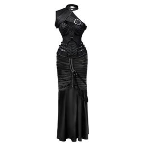 Steampunk Gothic Corset Skirt Set Vampire Costume N12435