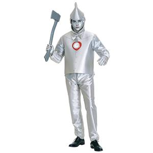 4pcs Men's Tin Man Wonderful Wizard Film Halloween Cosplay Costume N19075