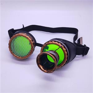 Steampunk Magnifier Net Lens Glasses Halloween Masquerade Party Goggles MS19784