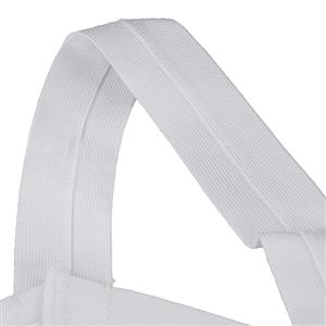 Women's White V Neck Strap Vest Elastic Bandage Bodycon Top N15622