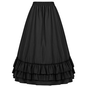 Women's Medieval Renaissance Retro Gothic Punk Skirt N23506