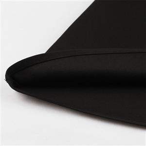 Vintage Black and White Patchwork V Neckline Sleeveless High Waist Midi Dress N18585