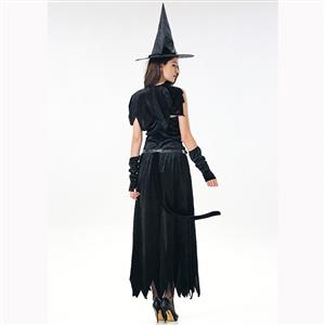 Sexy Wicked Witch Dress Halloween Masquerade Cosplay Adult Costume N17090