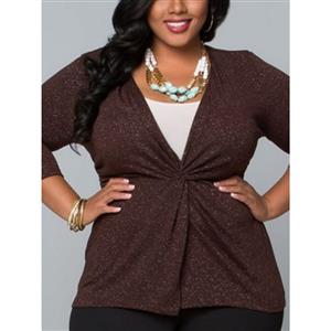 Tops, Blouses, Tops for Women, Plus Size Tops, Casual Tops, Sleeve Tops, Fashion Tops, #N14374