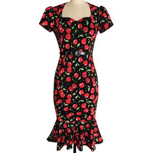 Retro Dresses for Women 1960, Vintage Dresses 1950's, Vintage Dress for Women, Cocktail Party Dress, #N12084