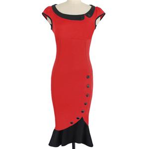 Retro Dresses for Women 1960, Vintage Dresses 1950's, Vintage Dress for Women, Cocktail Party Dress, #N12088