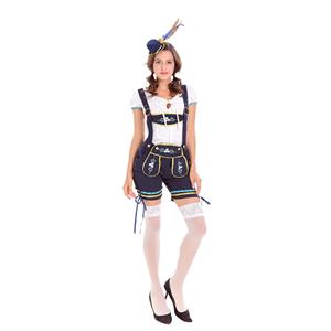 Women's Deluxe Bavarian Oktoberfest Costume N14602