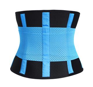 Workout Blue Neoprene Waist Trainer Belt for Hourglass Figure N11051