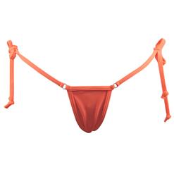 Fashion Orange Ties at Hips String Bikini Swimsuit BK10527