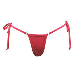 Sexy Red String Swimsuit, Cheap Women's String Bikini Swimsuit, Red String Swimwear, #BK10529
