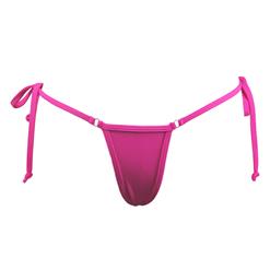 Fashion Hot-Pink Ties at Hips String Bikini Swimsuit BK10532