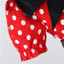 Sexy Miss Mouse Dots Short Sleeves Mini Dress CP8007
