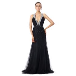 Women's Black Formal Dress, Evening Dresses for Cheap, Unique Lady Dresses, 2015 New Dresses, Hot Selling Evening Dresses, Pageant Dresses Cheap On Sale, #F30014