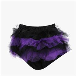 Sexy Charming Black and Purple Ruffles Petticoat HG10486