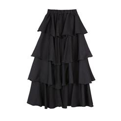Casual Midi Tiered Layered Skirt N13066