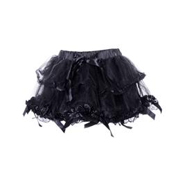 black mesh petticoat, sexy petticoat, mesh Petticoat, #HG1899