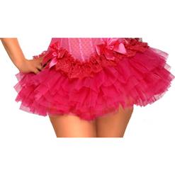 Rose Mesh Skirt, Ballerina Style Skirt, Sexy Tutu Skirt, #HG7761