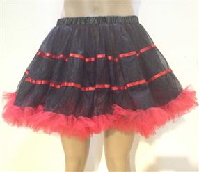 Black Split Joint Red Petticoat HG9351