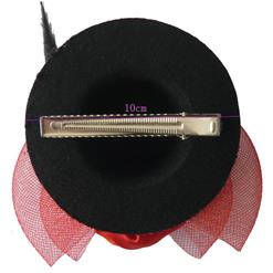 Sequin Rose Mini Top Hat J7057