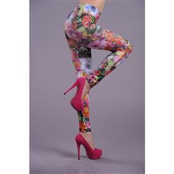 Fashion Flower Pattern Legging L5167