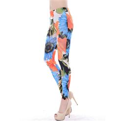 Fashion Vivid Legging, Sunflower Pants, Sunflower Leggings, #L5399