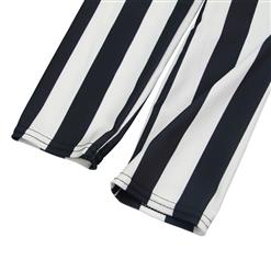 Black And White Stripes Leggings L6998