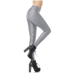 Chic Houndstooth Leggings L7853