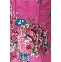 Floral Fantasy Pink Corset M1343