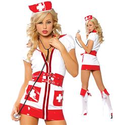 Nurse Costume, Sexy Nurse Costume, Flirty Nurse Costume, #M3163