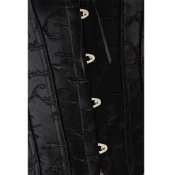 Steel Boning ruffle tie straps corset M4308