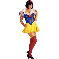 Sexy Adult Fairy Tale Costumes,  Deluxe Snow Costume, Bad Apple Costume, #M816