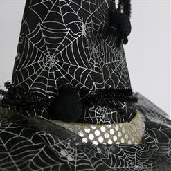 Spider Web Halloween Witch Hat MS2917