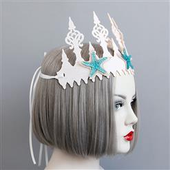 Lovely Starfish Crown Headband Beach Wedding Headwear MS17569