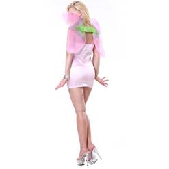 Lovely Pink Butterfly Mini Dress N10080