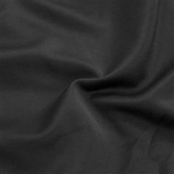 New Style Black Sleeveless Side Cut Out Asymmetric Short Dress N10100