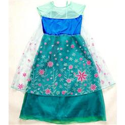 Ice Queen Kid Princess Dress Costume N10347