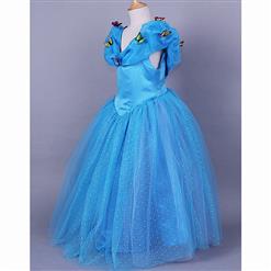 Gorgeous Cinderella Kid Princess Dress Costume N10349