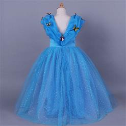 Gorgeous Cinderella Kid Princess Dress Costume N10349