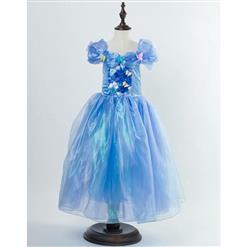 Fairy Cinderella Costume, New Cinderella Kid Princess Dress, 2015 Cinderella Disney Costume, Girl's Princess Dress, #N10351