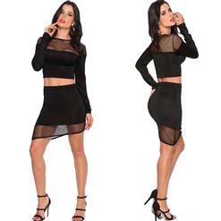 Fashion Sexy Black Clubwear Skirt Set N10470
