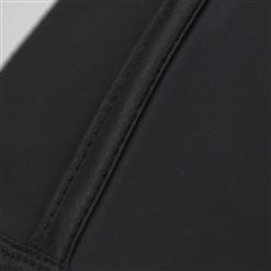Fashion Black Latex Lace Steel Boned Waist Training Cincher Corset N10563