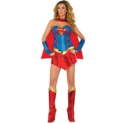 Deluxe Sexy Supergirl Costume N10691