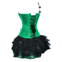 Poison Ivy Halloween Outfit with Black Petticoat N10751
