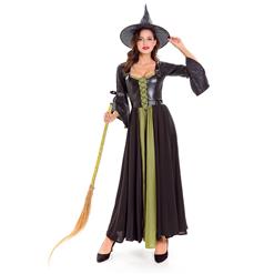Sexy Witch Costume, Halloween Witch Costume, Hot Sale Halloween Witch Costume, Cheap Women's Costume, #N10790